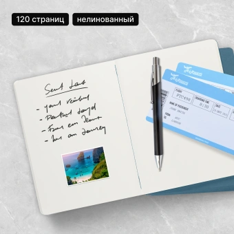 Блокнот Moleskine CAHIER JOURNAL CH023B44 XLarge 190х250мм обложка картон 120стр. нелинованный голубой (3шт) - купить недорого с доставкой в интернет-магазине