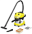 Строительный пылесос Karcher WD 4 S V-20/5/22 1000Вт (уборка: сухая/сбор воды) желтый