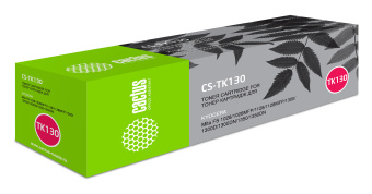 Картридж лазерный Cactus CS-TK130 TK-130 черный (7200стр.) для Kyocera Mita FS-1028MFP/1128MFP/1300D/1300DN/1350DN - купить недорого с доставкой в интернет-магазине