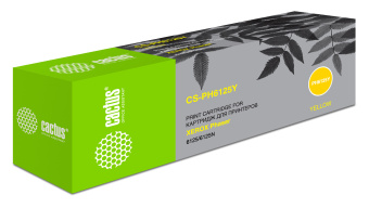 Картридж лазерный Cactus CS-PH6125Y 106R01337 желтый (1000стр.) для Xerox Phaser 6125 - купить недорого с доставкой в интернет-магазине