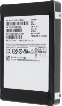 Накопитель SSD Samsung SAS 3.84TB MZILG3T8HCLS-00A07 PM1653 2.5" 1 DWPD OEM - купить недорого с доставкой в интернет-магазине