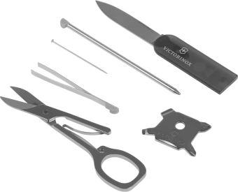Швейцарская карта Victorinox SwissCard Lite (0.7333.T3) черный полупрозрачный коробка подарочная - купить недорого с доставкой в интернет-магазине