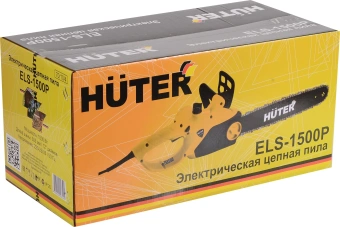 Цепная пила Huter ELS-1500P от сети 1500Вт дл.шины:12" (30cm) (70/10/4) - купить недорого с доставкой в интернет-магазине