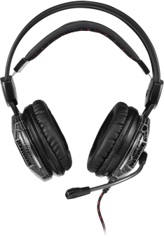 Наушники с микрофоном Оклик HS-L500G TOXIC черный 2.2м мониторные оголовье (472656) - купить недорого с доставкой в интернет-магазине