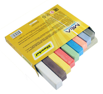 Мел цветной Silwerhof 882086-09 Солнечная коллекция 9цв. картон.кор. - купить недорого с доставкой в интернет-магазине