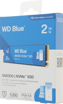 Накопитель SSD WD PCIe 4.0 x4 2TB WDS200T4B0E SN5000 Blue M.2 2280 - купить недорого с доставкой в интернет-магазине