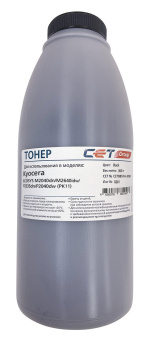 Тонер Cet PK11 CET8857A-300 черный бутылка 300гр. для принтера Kyocera ECOSYS M2135dn/2735dw/2040dn/2640idw/P2235dn/P2040dw - купить недорого с доставкой в интернет-магазине