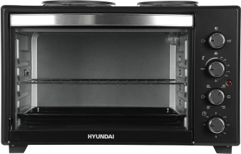 Мини-печь Hyundai MIO-HY099 45л. 1600Вт черный - купить недорого с доставкой в интернет-магазине