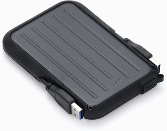 Жесткий диск Silicon Power USB 3.0 1TB SP010TBPHD66SS3K Armor A66 2.5" черный - купить недорого с доставкой в интернет-магазине