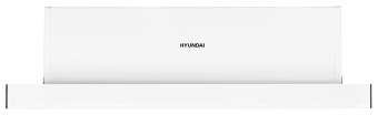 Вытяжка встраиваемая Hyundai HBH 6232 W белый управление: кулисные переключатели (1 мотор) - купить недорого с доставкой в интернет-магазине