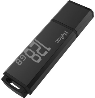 Флеш Диск Netac 128GB U351 NT03U351N-128G-30BK USB3.0 серый - купить недорого с доставкой в интернет-магазине