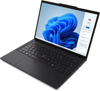 Ноутбук Lenovo ThinkPad T14 G5 Core Ultra 5 135U 16Gb SSD256Gb Intel Graphics 14" IPS WUXGA (1920x1200) Windows 11 Pro 64 black WiFi BT Cam (21MMS99X0V) - купить недорого с доставкой в интернет-магазине