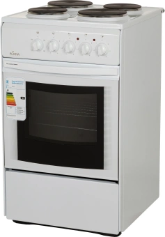 Плита Электрическая Flama AE 1402 W белый эмаль - купить недорого с доставкой в интернет-магазине