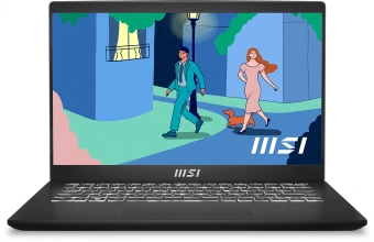 Ноутбук MSI Modern 14 C7M-048US Ryzen 7 7730U 16Gb SSD512Gb AMD Radeon Graphics 14" IPS FHD (1920x1080) Windows 11 Home Multi Language black WiFi BT Cam (9S7-14JK12-048) - купить недорого с доставкой в интернет-магазине