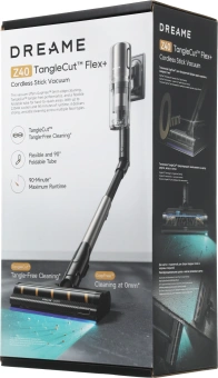 Пылесос Dreame Z40 TangleCut Flex+ 610Вт черный - купить недорого с доставкой в интернет-магазине