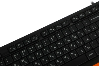 Клавиатура + мышь A4Tech Fstyler F1010 клав:черный/оранжевый мышь:черный/оранжевый USB Multimedia (F1010 ORANGE) - купить недорого с доставкой в интернет-магазине