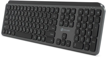 Клавиатура Оклик K859W серый/черный USB беспроводная slim Multimedia (2002136) - цена, купить или заказать с доставкой в интернет-магазине Клавиатура Оклик K859W серый/черный USB беспроводная slim Multimedia (2002136) - купить недорого с доставкой в интернет-магазине