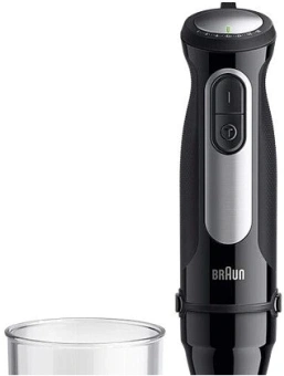 Блендер погружной Braun MultiQuick 5 Pro MQ55001MBK 1000Вт черный/серебристый - купить недорого с доставкой в интернет-магазине