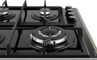 Газовая варочная поверхность Weissgauff HGG 645 BGXBV черный - купить недорого с доставкой в интернет-магазине