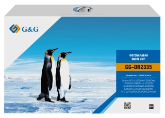 Блок фотобарабана G&G GG-DR2335 ч/б:12000стр. для L2500/2520/2540/HL2300/2340/2360/MFC2700 Brother - купить недорого с доставкой в интернет-магазине