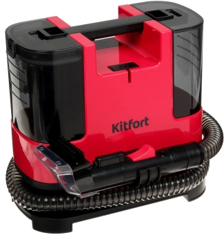 Пылесос моющий Kitfort КТ-5162 400Вт малиновый/черный - купить недорого с доставкой в интернет-магазине
