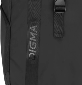 Рюкзак для ноутбука 15.6" Digma Lifestyle L1 черный полиэстер (DGBP15L1BK) - купить недорого с доставкой в интернет-магазине