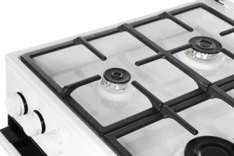 Плита Комбинированная Gorenje GK6A20WF белый (стеклянная крышка) реш.чугун - купить недорого с доставкой в интернет-магазине