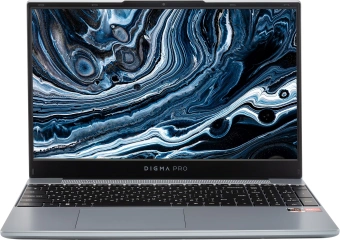 Ноутбук Digma Pro Breve Ryzen 5 Pro 5675U 16Gb SSD512Gb AMD Radeon Graphics 15.6" IPS FHD (1920x1080) Windows 11 Pro silver WiFi BT Cam 4500mAh (DN15R5-ADXW08) - купить недорого с доставкой в интернет-магазине