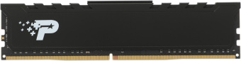 Память DDR4 16GB 2666MHz Patriot PSP416G266681H1 Signature Premium RTL PC4-21300 CL19 DIMM UDIMM 288-pin 1.2В single rank с радиатором Ret - купить недорого с доставкой в интернет-магазине