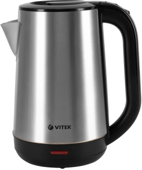 Чайник электрический Vitek VT-1139 1.8л. 2200Вт сталь/черный корпус: нерж.сталь - купить недорого с доставкой в интернет-магазине