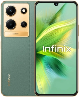 Смартфон Infinix X6716 Note 30i 128Gb 8Gb зеленый моноблок 3G 4G 2Sim 6.66" 1080x2400 Android 13 64Mpix 802.11 a/b/g/n/ac NFC GPS GSM900/1800 GSM1900 TouchSc FM microSD max1024Gb - купить недорого с доставкой в интернет-магазине