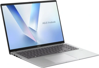 Ноутбук Asus VivoBook 16 X1607CA-MB271 Core Ultra 5 225H 16Gb SSD512Gb Intel Graphics 16" IPS WUXGA (1920x1200) без ОС silver WiFi BT Cam (90NB15A2-M00KY0) - купить недорого с доставкой в интернет-магазине