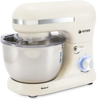 Миксер планетарный Vitek VT-PM0110 1500Вт кремовый - купить недорого с доставкой в интернет-магазине