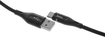 Кабель Hoco U93 Shadow Type-C USB (m)-USB Type-C (m) 1.2м черный коробка - купить недорого с доставкой в интернет-магазине
