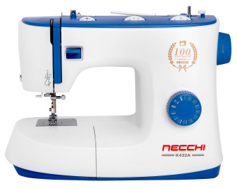 Швейная машина Necchi K432A белый/синий - купить недорого с доставкой в интернет-магазине