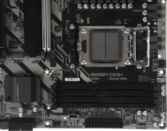 Материнская плата Gigabyte B850M DS3H SocketAM5 AMD B850 4xDDR5 mATX AC`97 8ch(7.1) 2.5Gg RAID+HDMI+DP - купить недорого с доставкой в интернет-магазине