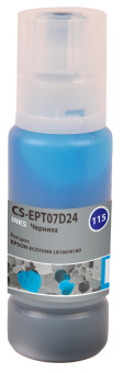 Чернила Cactus CS-EPT07D24 115C голубой70мл для Epson ECOTANK L8160/8180 - купить недорого с доставкой в интернет-магазине