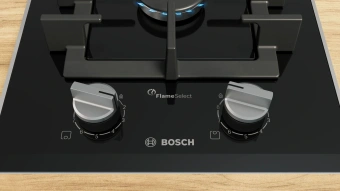 Газовая варочная поверхность Bosch PRB3A6I40L черный - купить недорого с доставкой в интернет-магазине