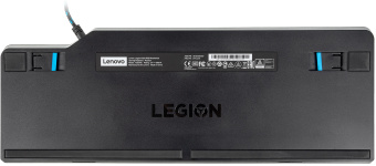 Клавиатура Lenovo Legion K500 RGB механическая черный USB Multimedia for gamer LED (подставка для запястий) - купить недорого с доставкой в интернет-магазине