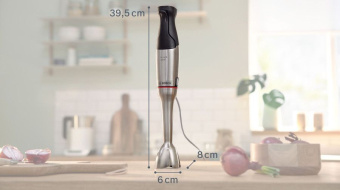 Блендер погружной Bosch MSM6M821 1200Вт нержавеющая сталь/черный - купить недорого с доставкой в интернет-магазине
