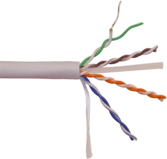 Кабель информационный Lanmaster LAN-6EUTP-HFLT-BK кат.6 UTP 4 пары 23AWG LSZH внутренний 305м серый - купить недорого с доставкой в интернет-магазине