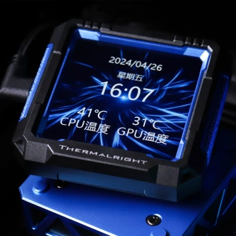 Система водяного охлаждения Thermalright Frozen Warframe Pro 360 Soc-AM5/AM4/1151/1200/2066/2011/1700 черный 4-pin 29.6dB Al LCD Ret (F-WFRAME-PRO-360-BL) - купить недорого с доставкой в интернет-магазине