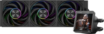 Система водяного охлаждения PcCooler DT360 Display ARGB Soc-AM5/AM4/1200/1700/1851 черный 4-pin 15-33.1dB Al LCD 320W Ret (DT360-BKAWXY-GL) - купить недорого с доставкой в интернет-магазине