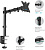 Кронштейн для мониторов Kromax CASPER-507 черный 10"-34" макс.10кг настольный поворот и наклон