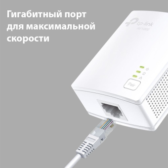 Сетевой адаптер HomePlug AV TP-Link TL-PA7017 KIT AV1000 Gigabit Ethernet (упак.:2шт) - купить недорого с доставкой в интернет-магазине
