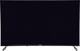 Телевизор LED Hyundai 43" H-LED43BU7011 Google TV Frameless Metal черный 4K Ultra HD 60Hz MEMC DVB-T DVB-T2 DVB-C DVB-S DVB-S2 USB WiFi Smart TV - купить недорого с доставкой в интернет-магазине
