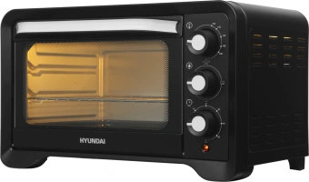 Мини-печь Hyundai MIO-HY103 20л. 1380Вт черный - купить недорого с доставкой в интернет-магазине