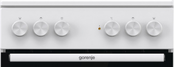 Плита Электрическая Gorenje Essential GEC5A41WG белый/черный стеклокерамика - купить недорого с доставкой в интернет-магазине