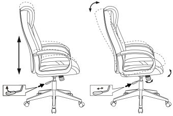 Кресло игровое Zombie 8 черный эко.кожа крестов. пластик - купить недорого с доставкой в интернет-магазине