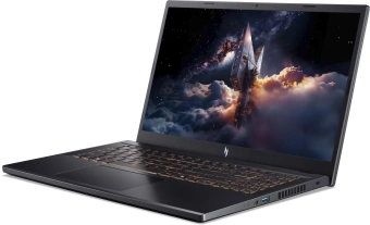 Ноутбук Acer Nitro V 15 ANV15-52-5546 Core 5 210H 16Gb SSD512Gb NVIDIA GeForce RTX5050 8Gb 15.6" IPS FHD (1920x1080) без ОС black WiFi BT Cam (NH.QZ7CD.00B) - купить недорого с доставкой в интернет-магазине